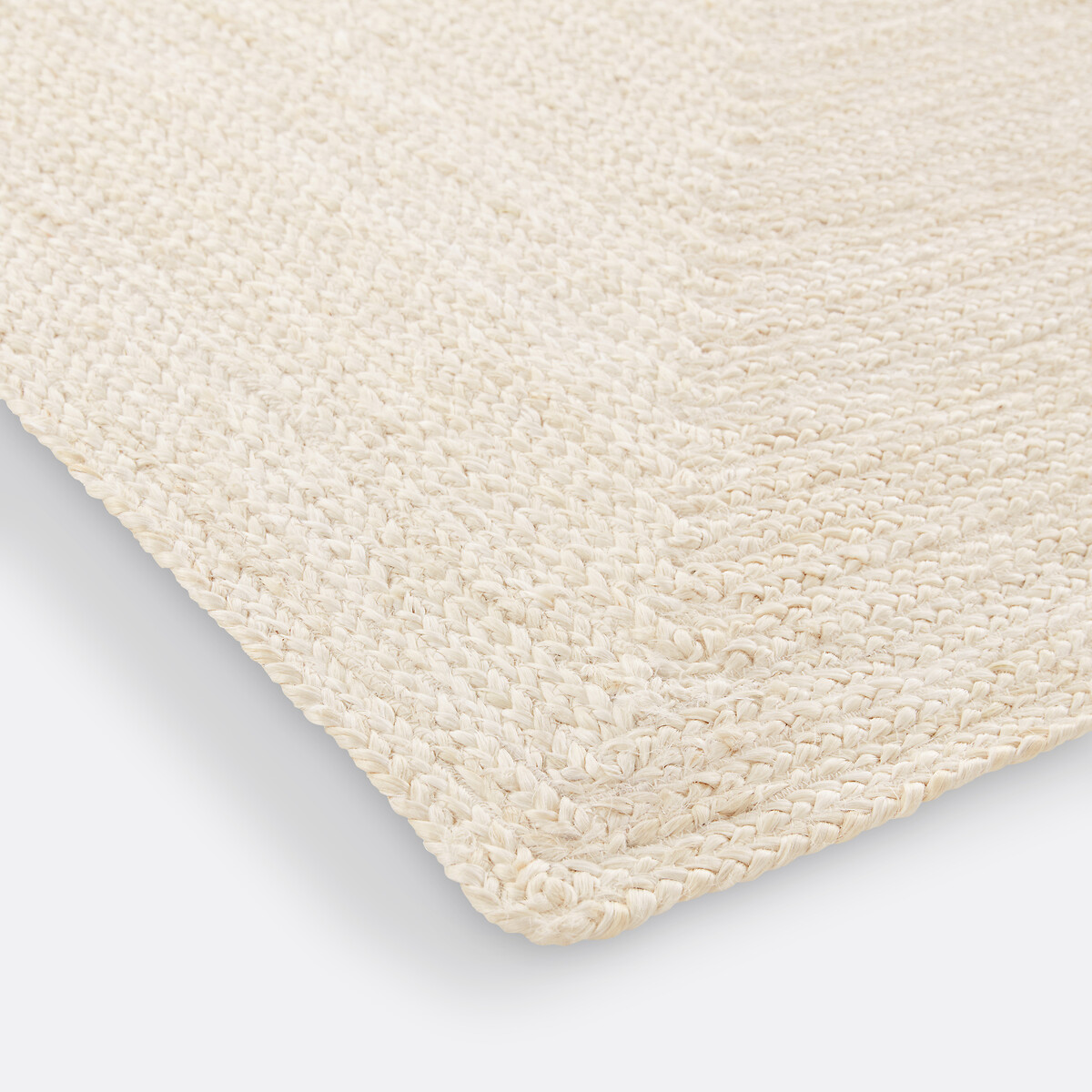 Tapis rectangulaire jute blanchi XL, Aftas bleached, LA REDOUTE INTERIEURS