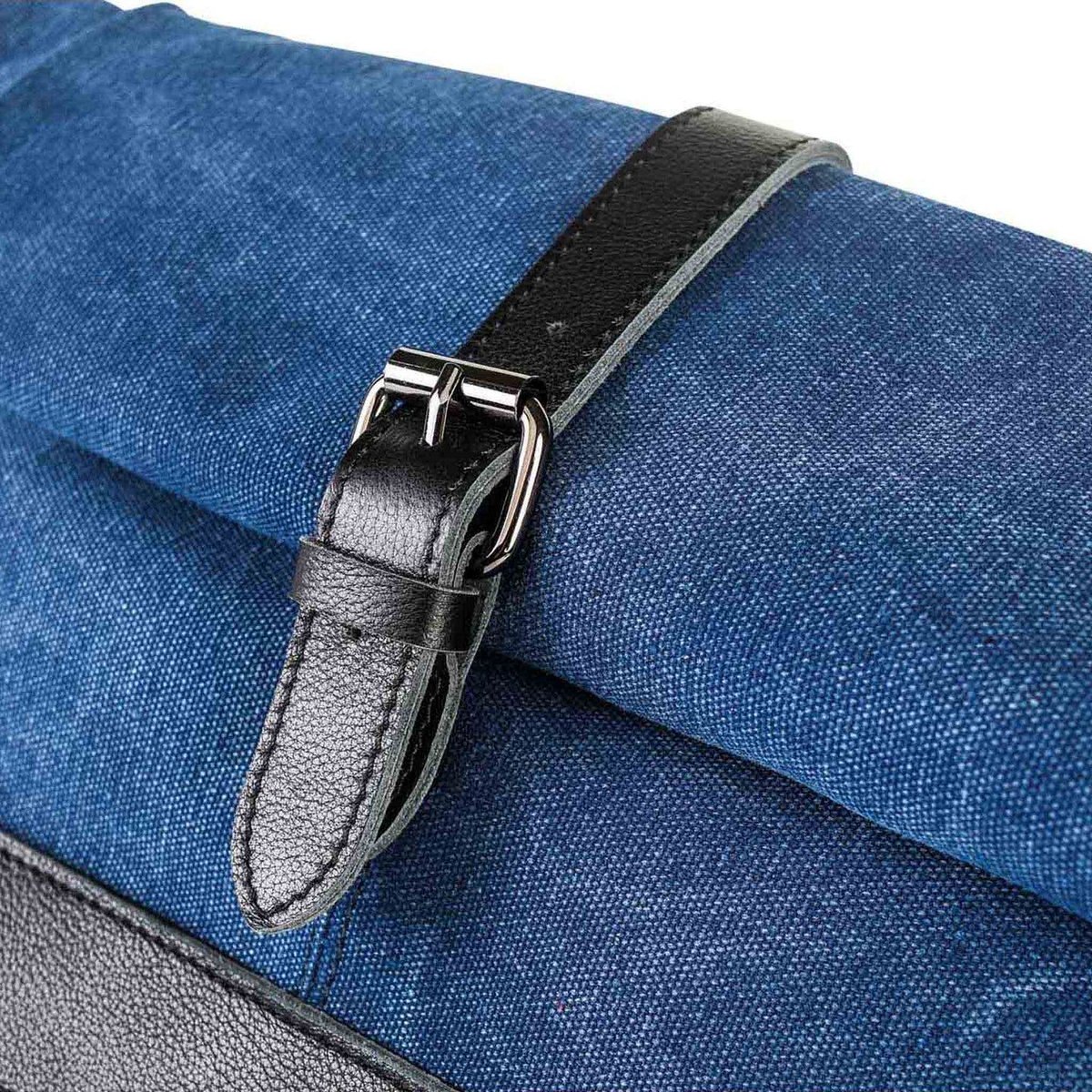 Sac à dos en toile BASTILLE denim, OH MY BAG