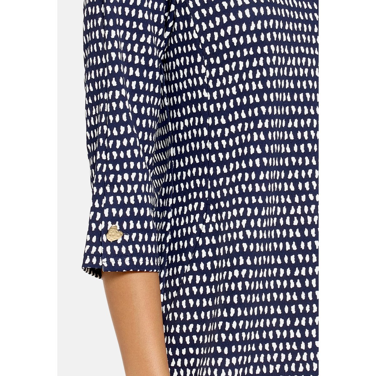 Robe casual à motifs bleu/blanc, CARTOON