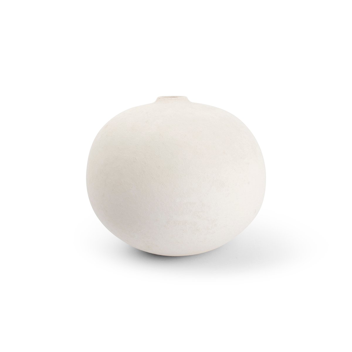 Vase rond 23 cm BULLET blanc, SP COLLECTION