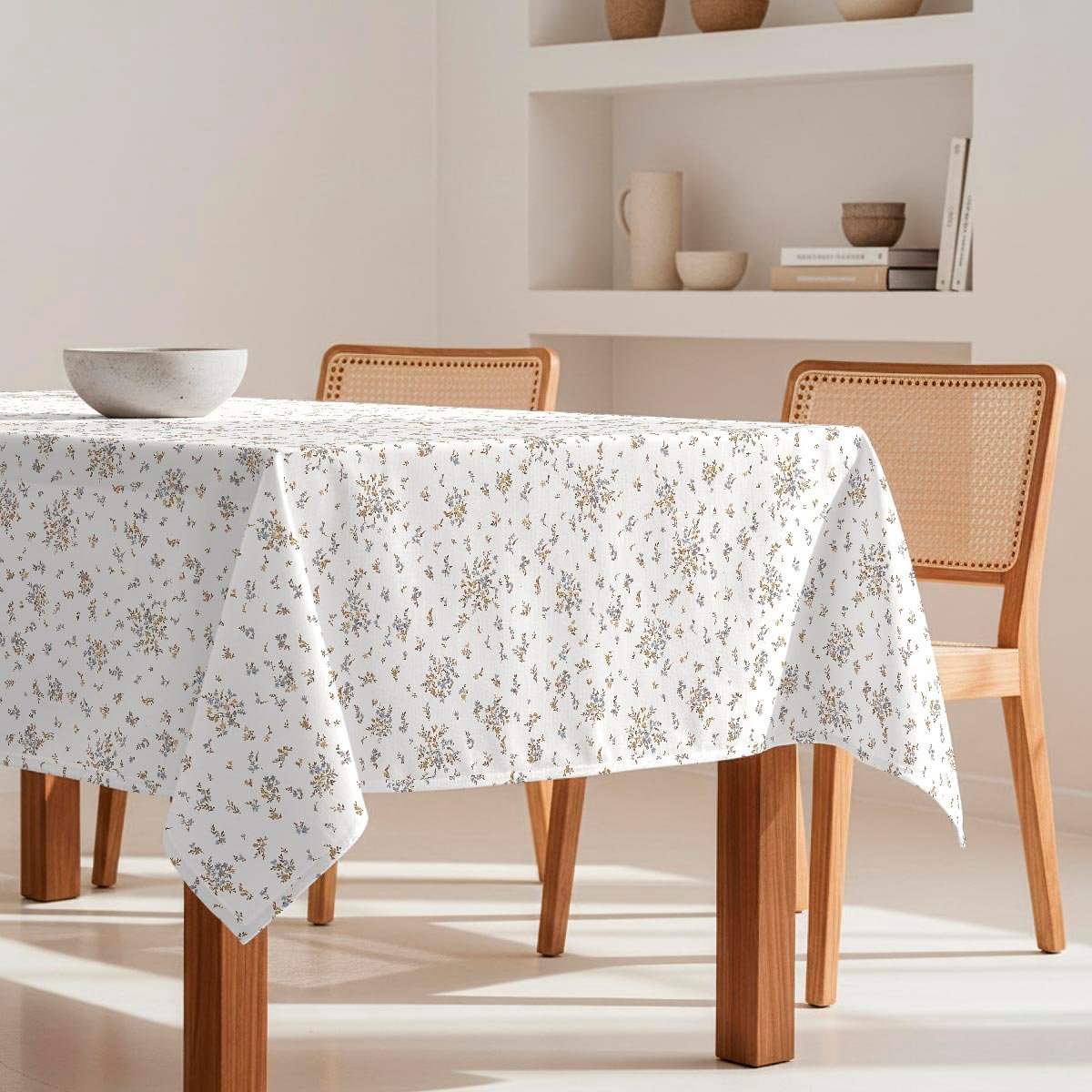 Nappe anti-taches Luna - coton 100% - bleu, NAF NAF HOME