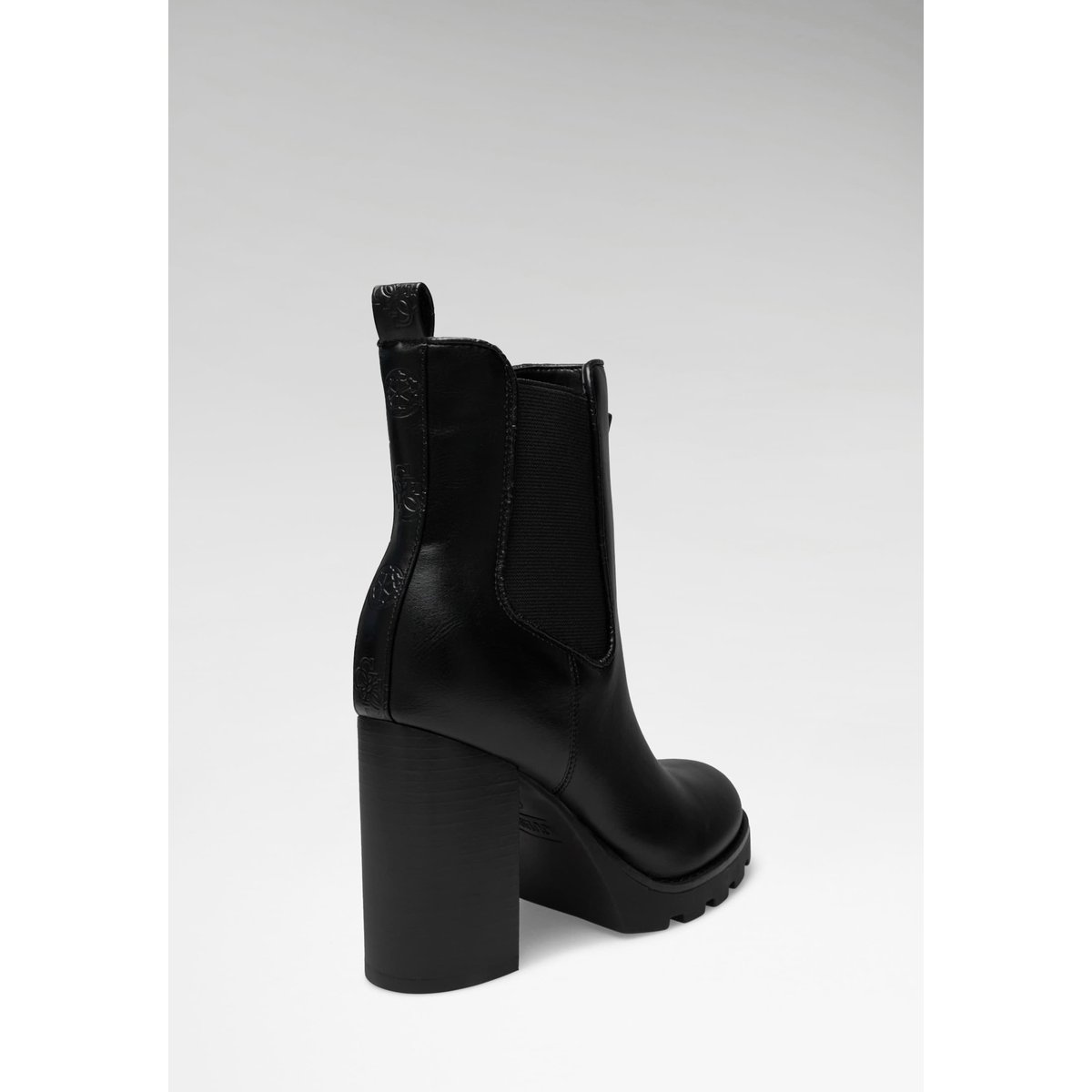 Bottes En Cuir Synthétique Nerel noir, GUESS