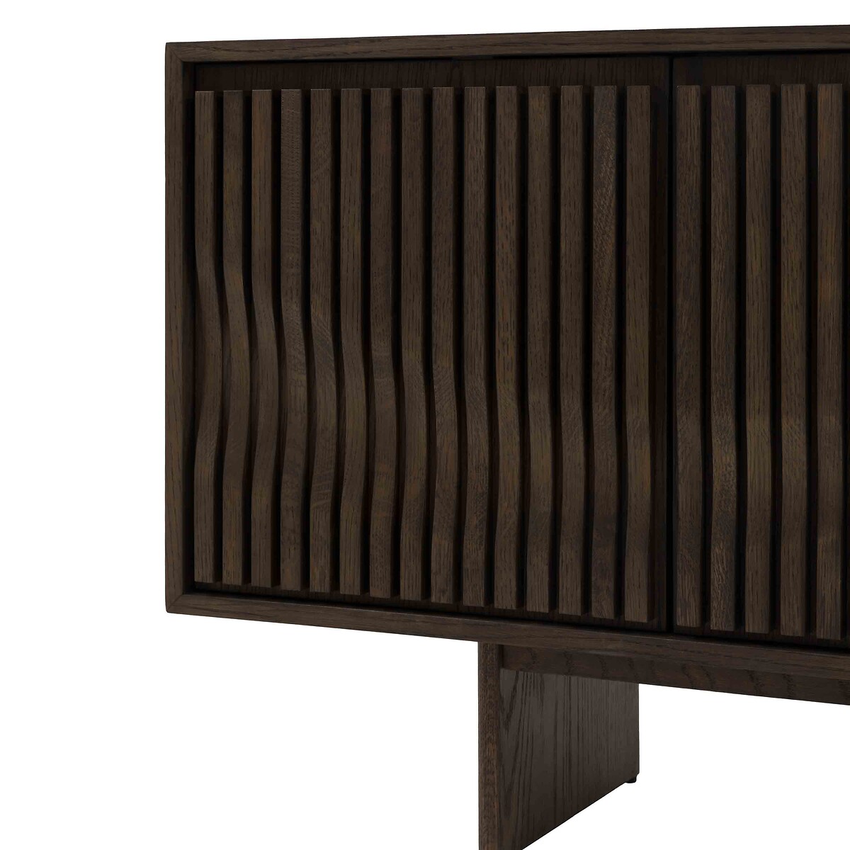 Owen 4-Door Oak Sideboard dark oak wood, ÉDITÉ