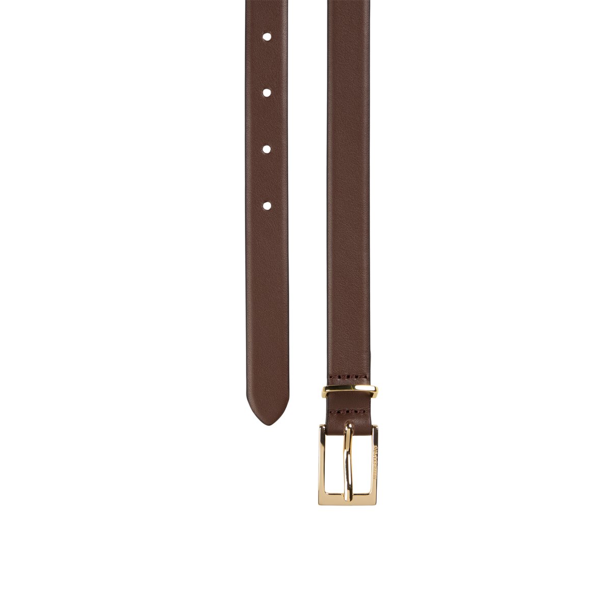 Ceinture modèle Gusa en cuir nappa gris, MARC O'POLO