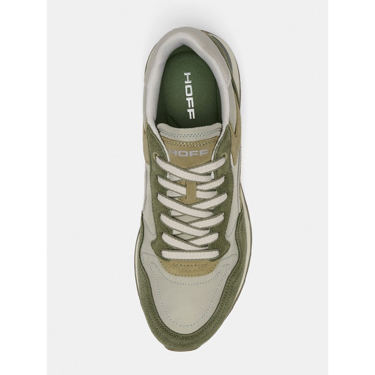 Leren sneakers City kaki , HOFF