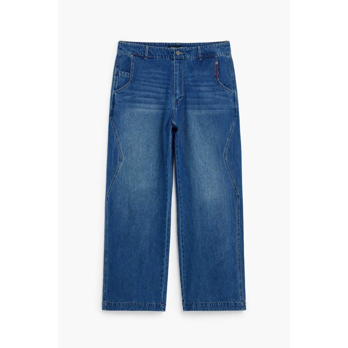 Jean uni bleu clair, DESIGUAL
