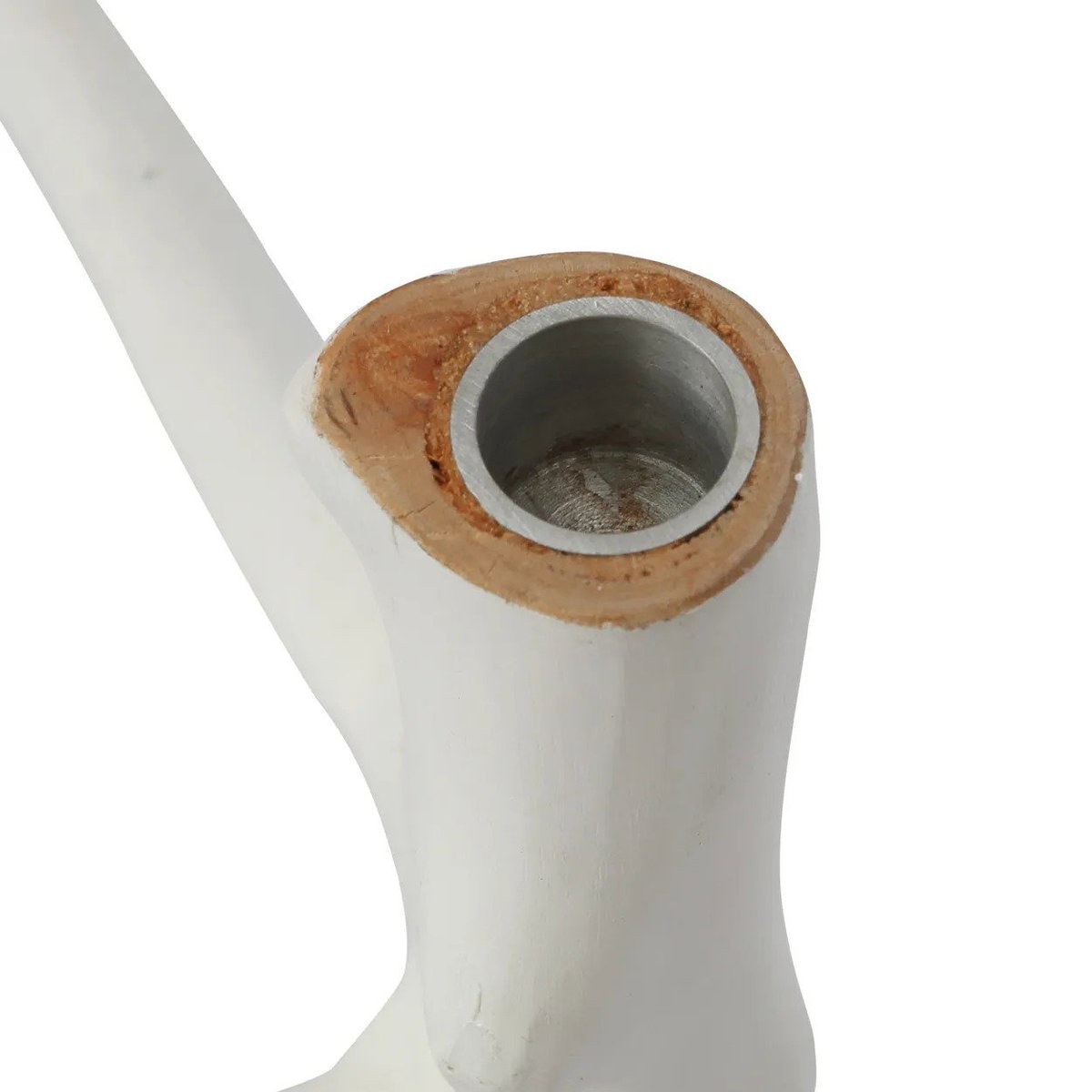 Bougeoir bois 3 pieds TRIPLE TWIG blanc, BAZAR BIZAR