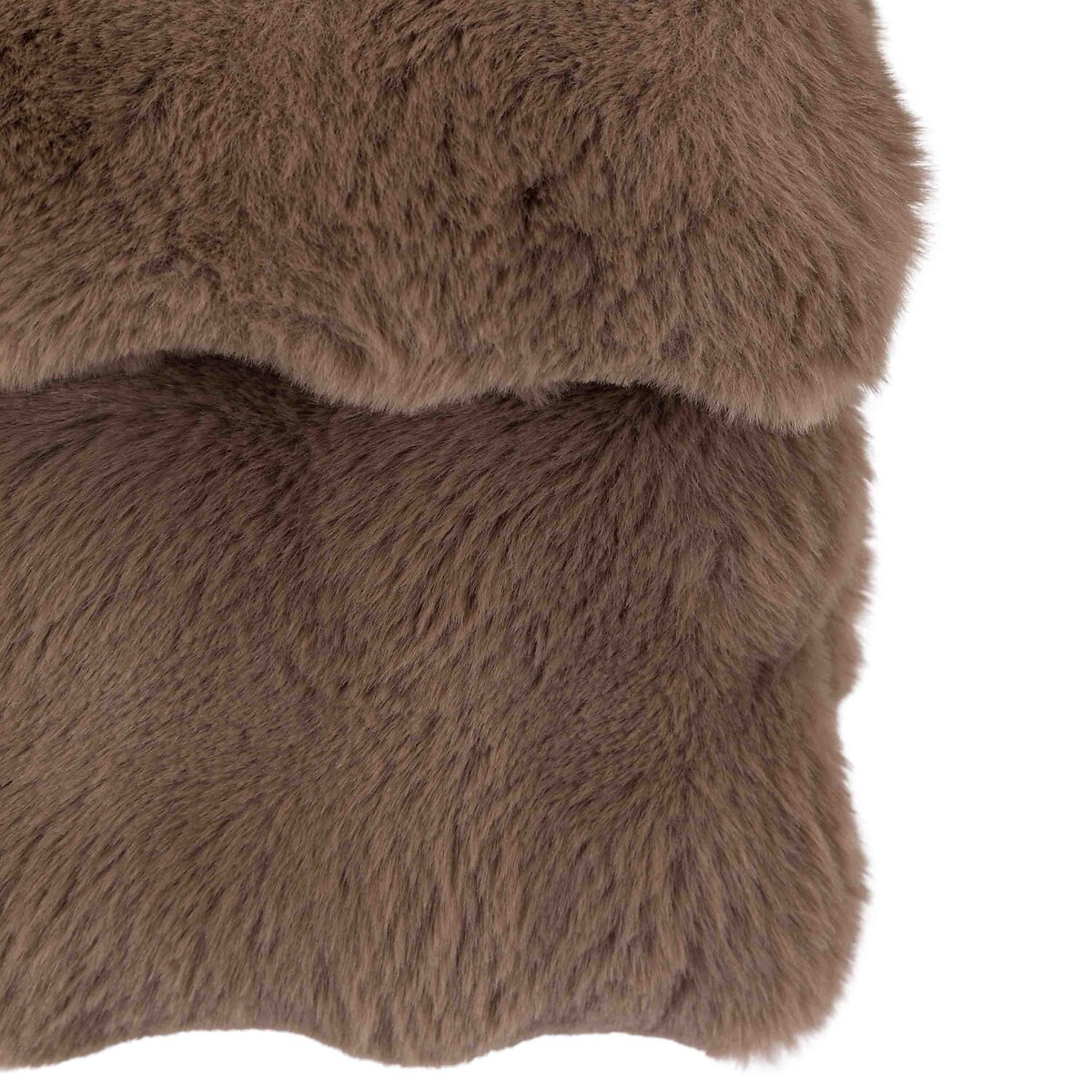 Marshmallow Rabbit Faux Fur Throw mocha, ÉDITÉ
