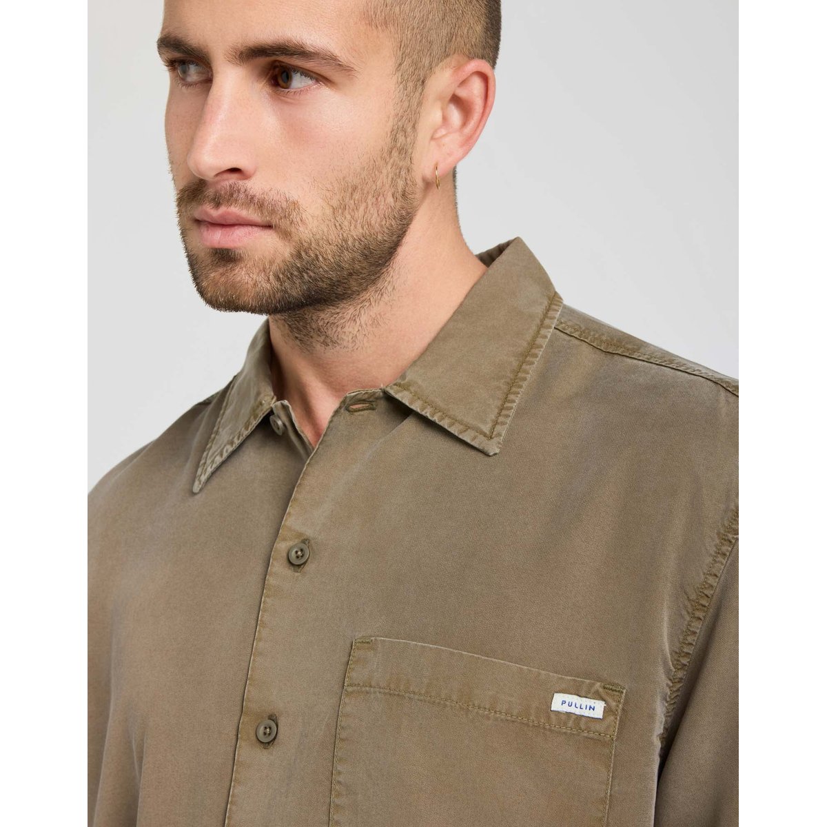 CHEMISE COOL OLIVE vert olive, PULLIN