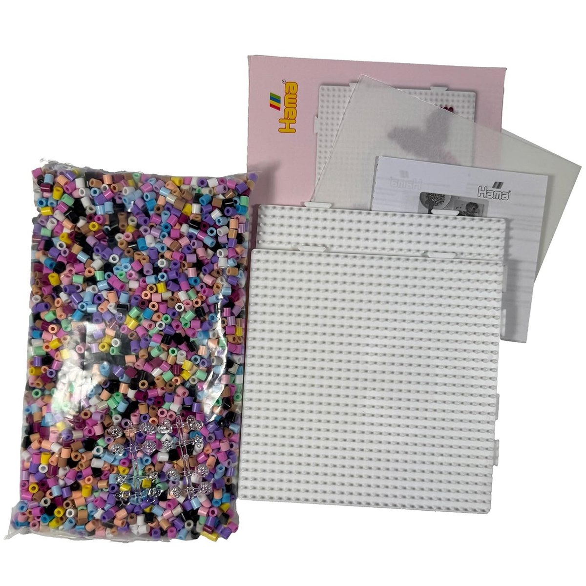 Coffret perles Les Sirènes rose, HAMA