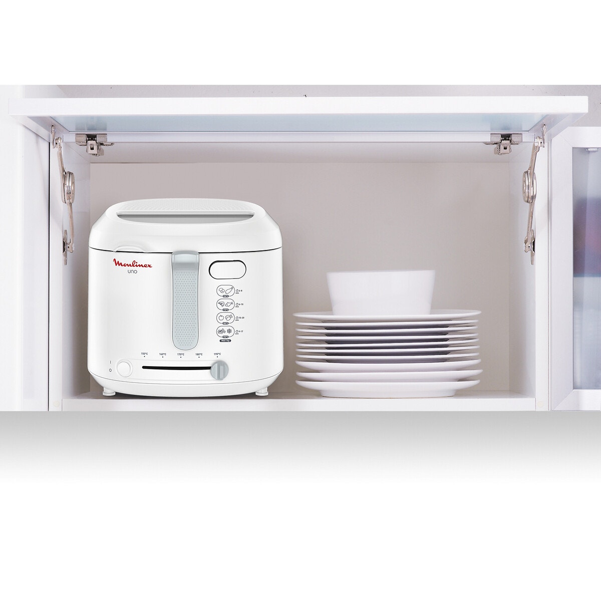 Friteuse compacte UNO AF203110 blanc, MOULINEX