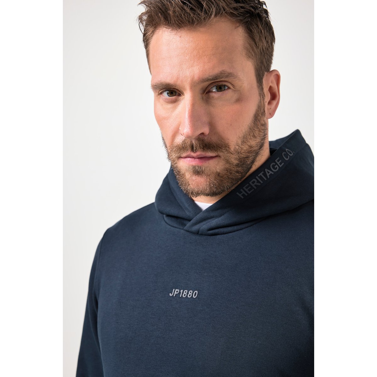 Sweat-shirt à capuche bleu marine, JP1880