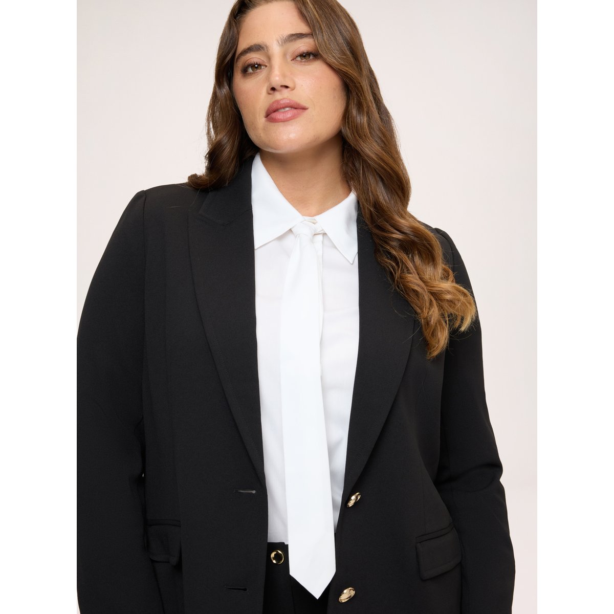 Blazer structuré noir, FIORELLA RUBINO