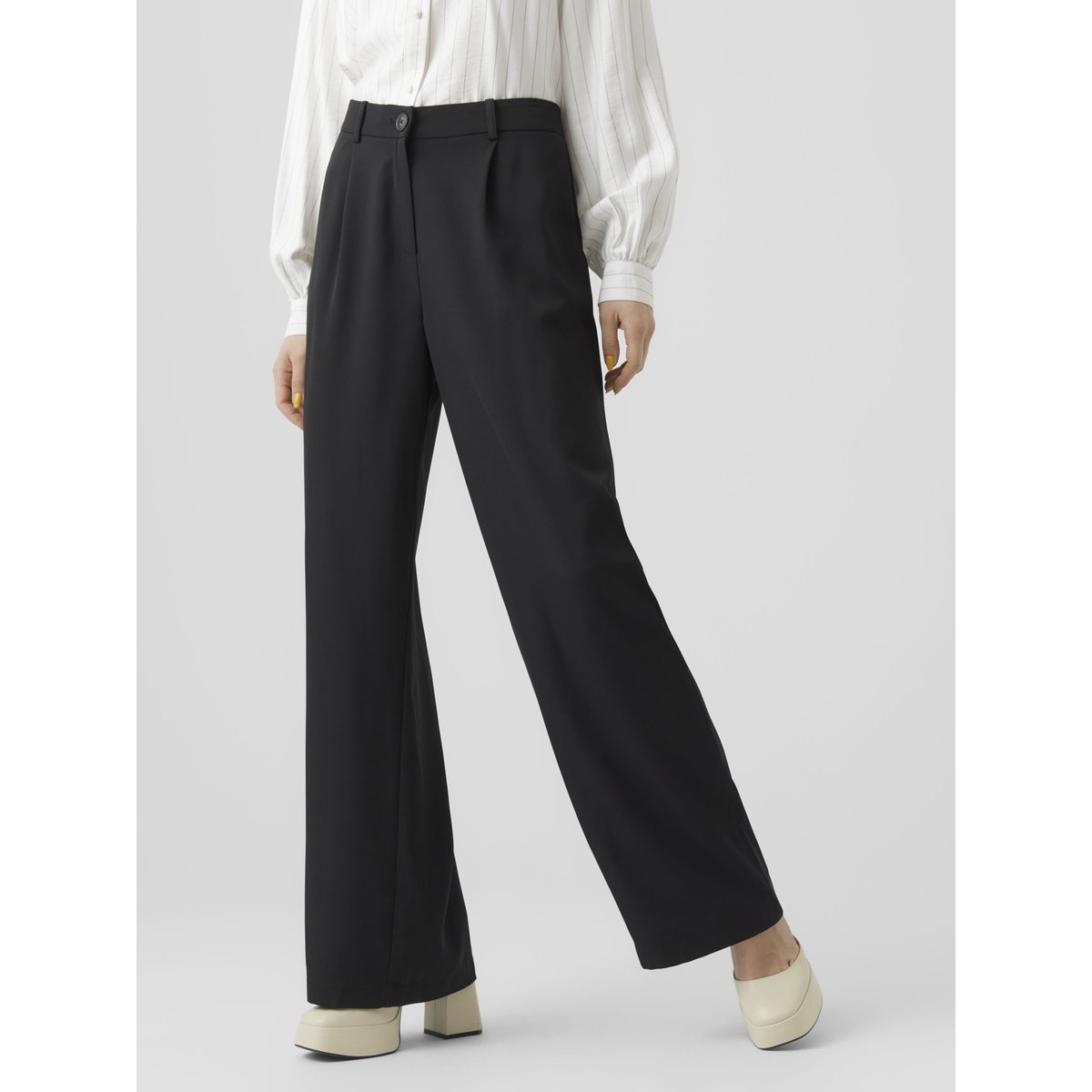 Pantalon À Jambe Large noire - black, VERO MODA