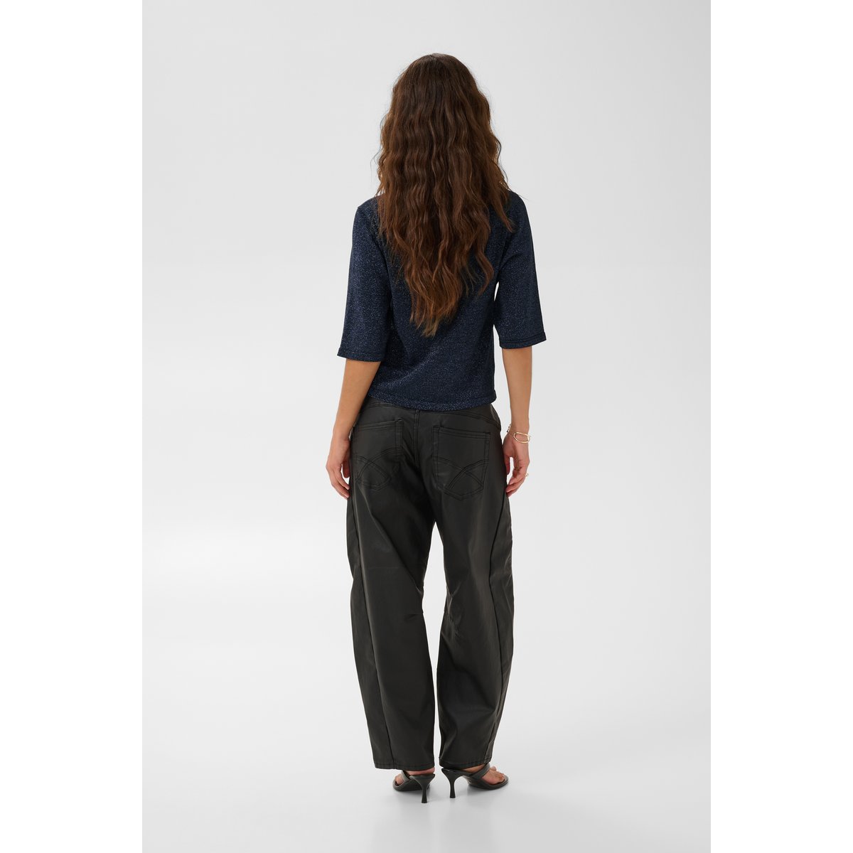 Pullover tricoté bleu night sky, CREAM