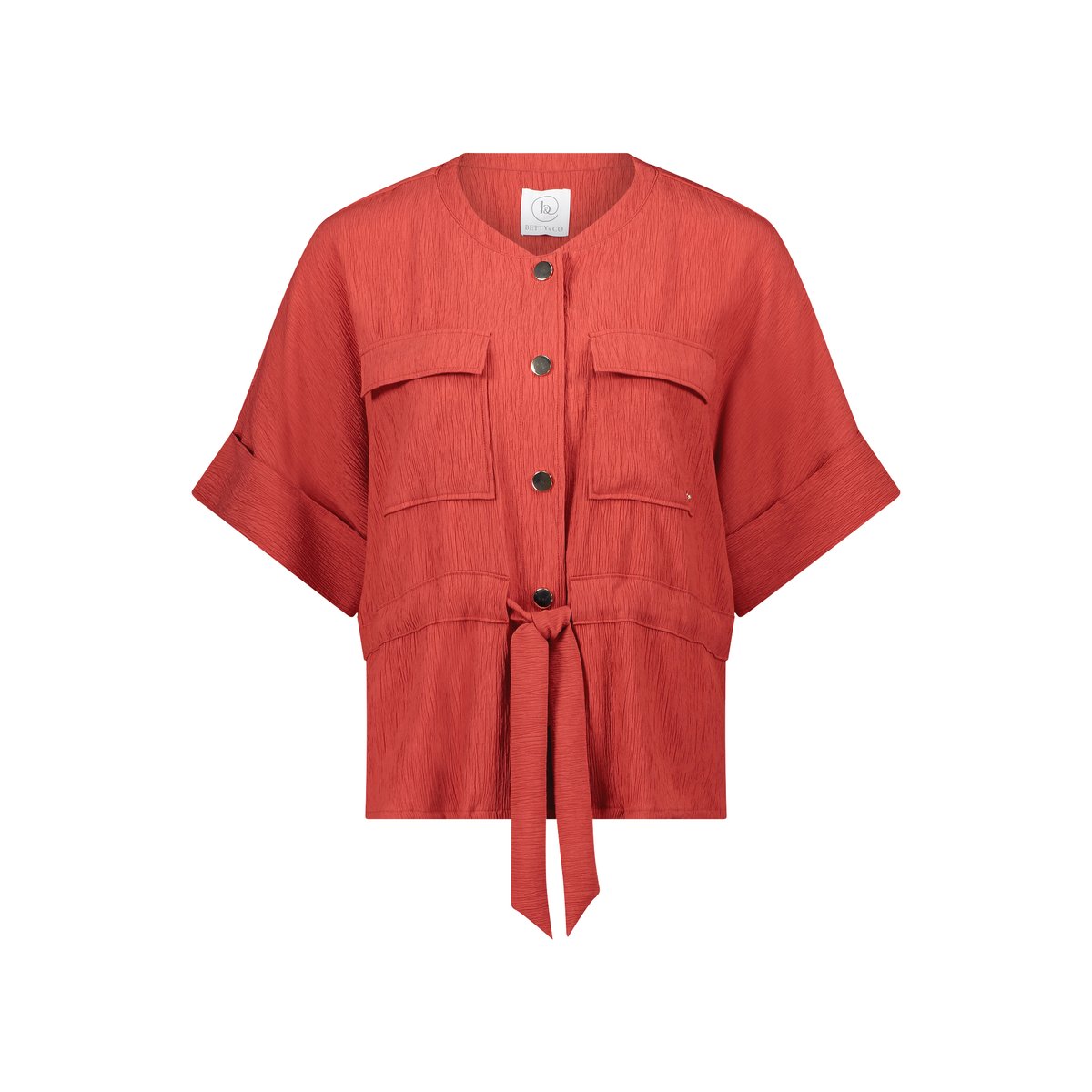 Veste casual à poches rouge foncé, BETTY & CO