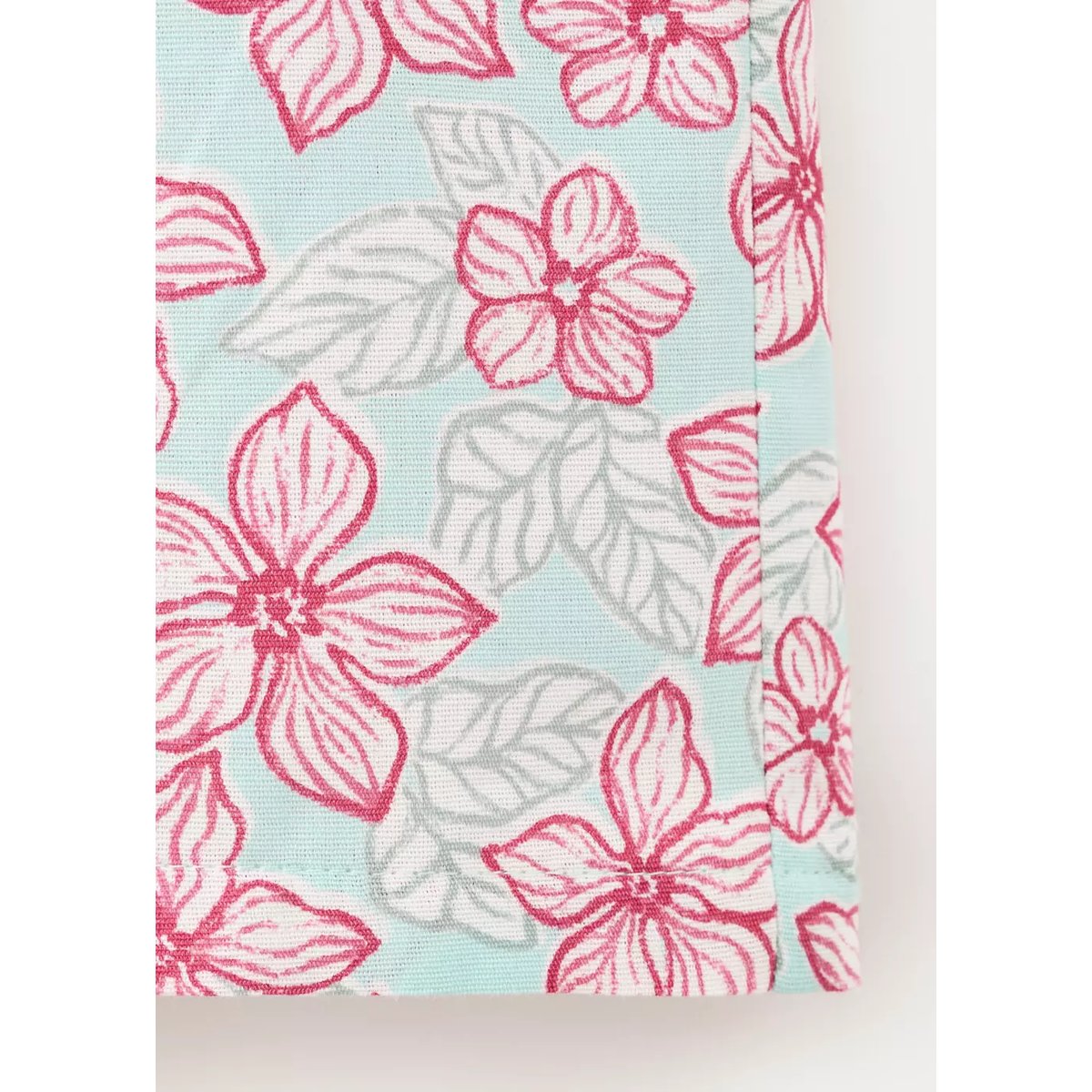 Pantalon en imprimé à fleurs vert d´eau, MANGO KIDS