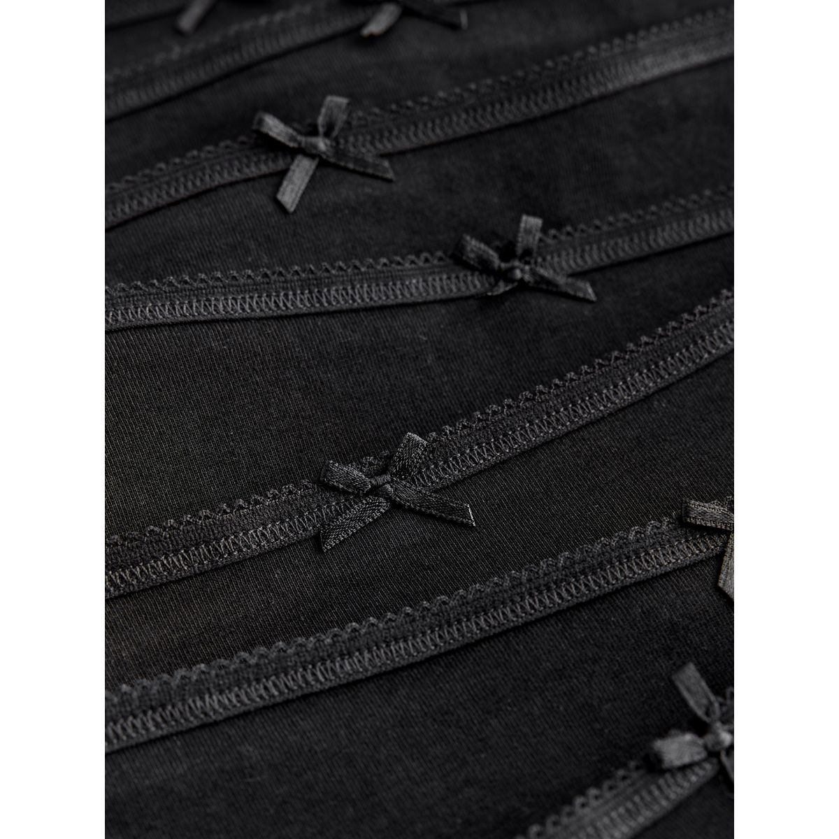 Culotte, lot de 7 noir, NEXT