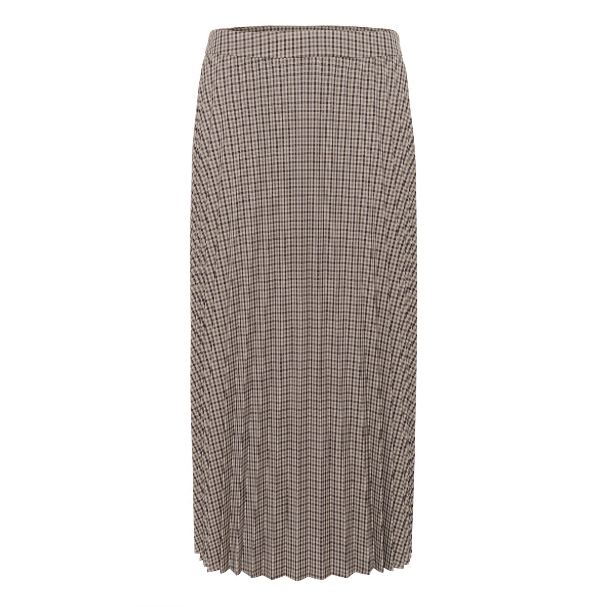 Jupe - tissage léger marron brown check, CULTURE