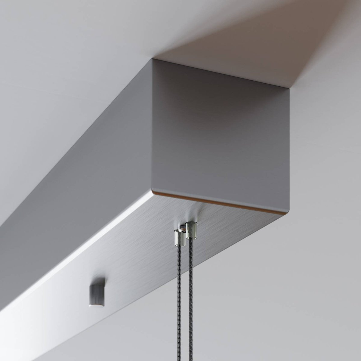 Suspension en métal moderneLED, Arnik nickel mat, LUCANDE