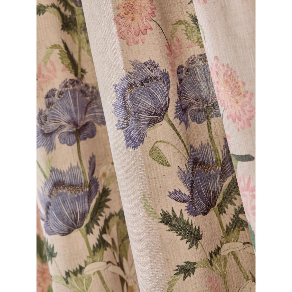 Rideaux doublés aspect lin kew collection naturel, NEXT