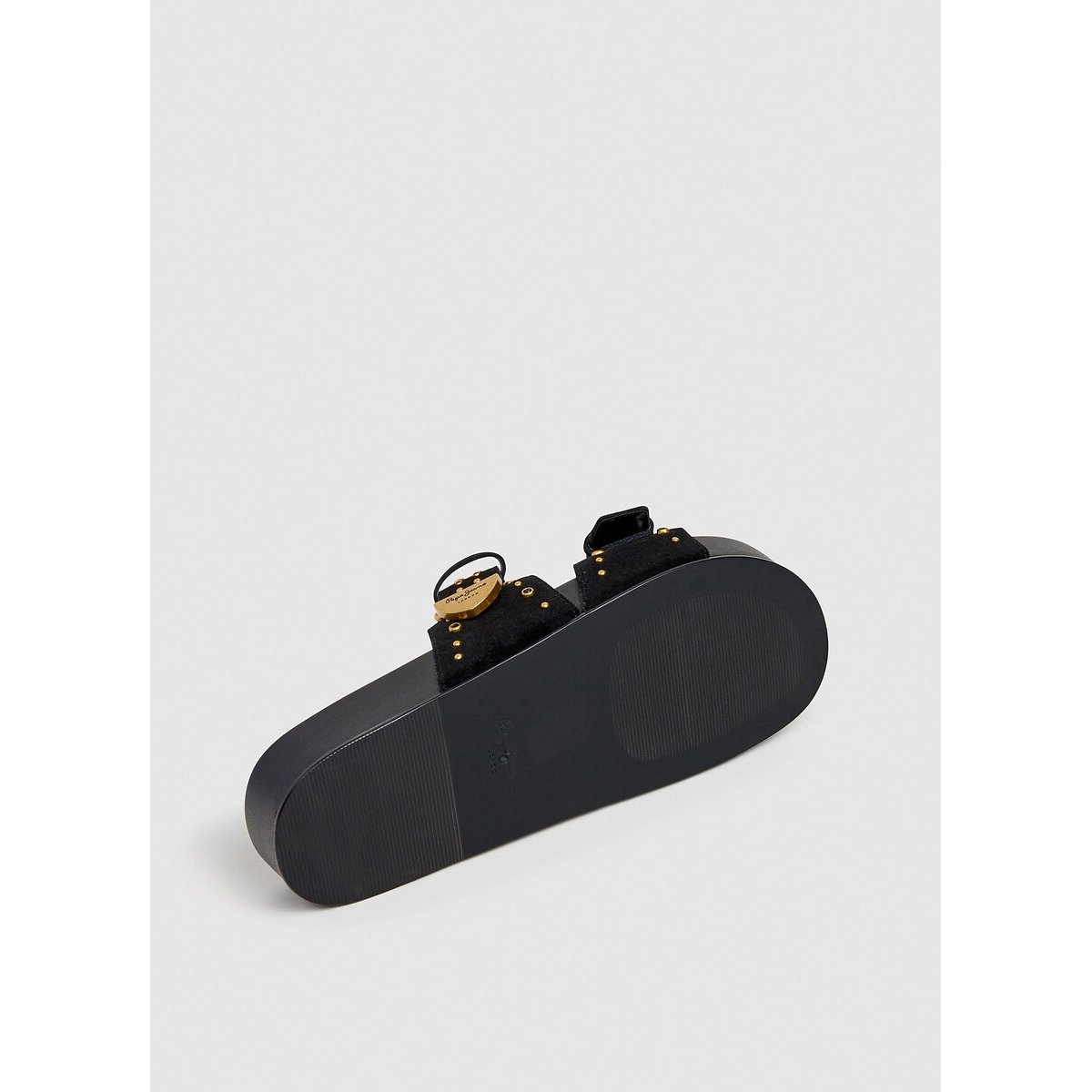 Mules doubles brides AGNES STUDS noir, PEPE JEANS