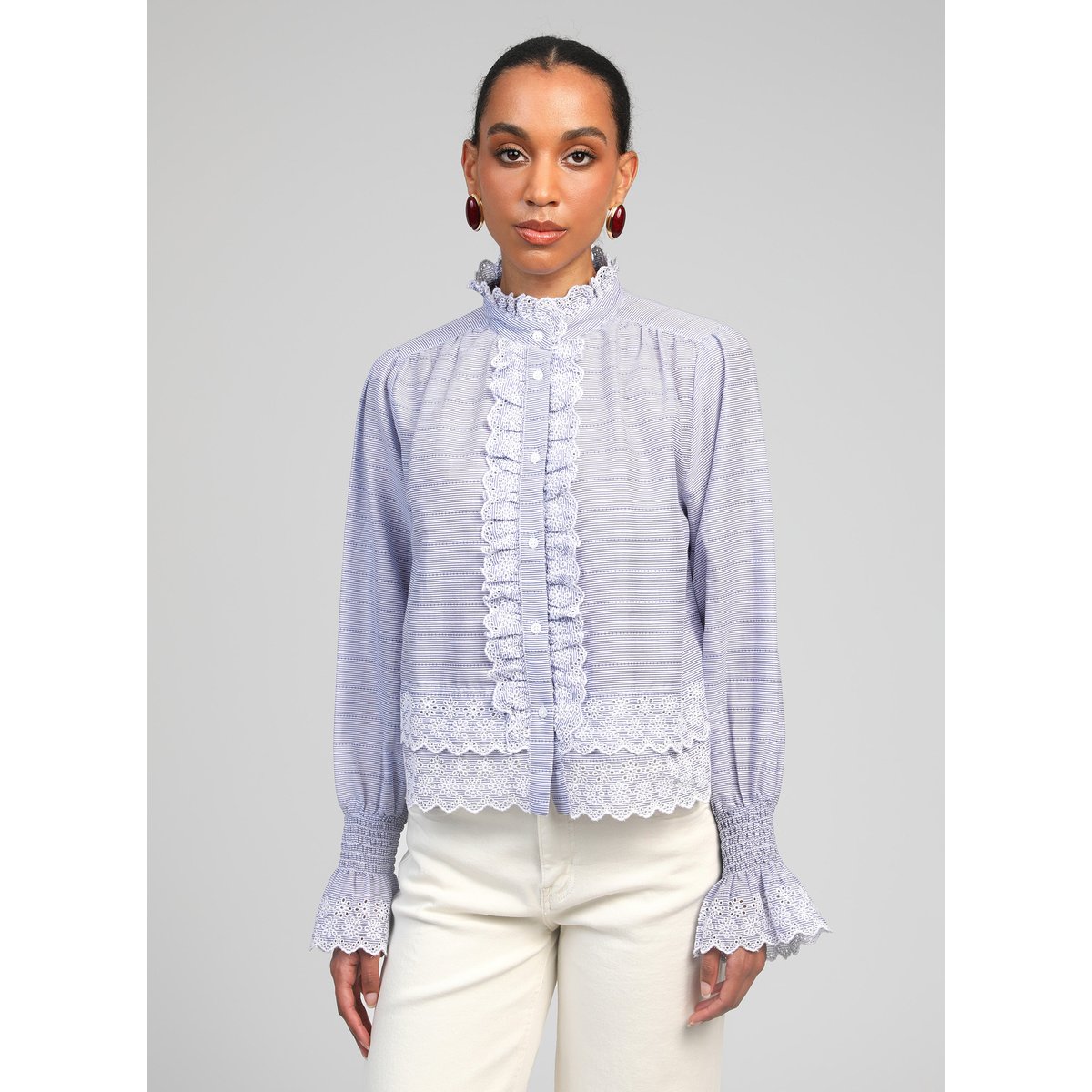 Chemise SELDA rayee, AN'GE