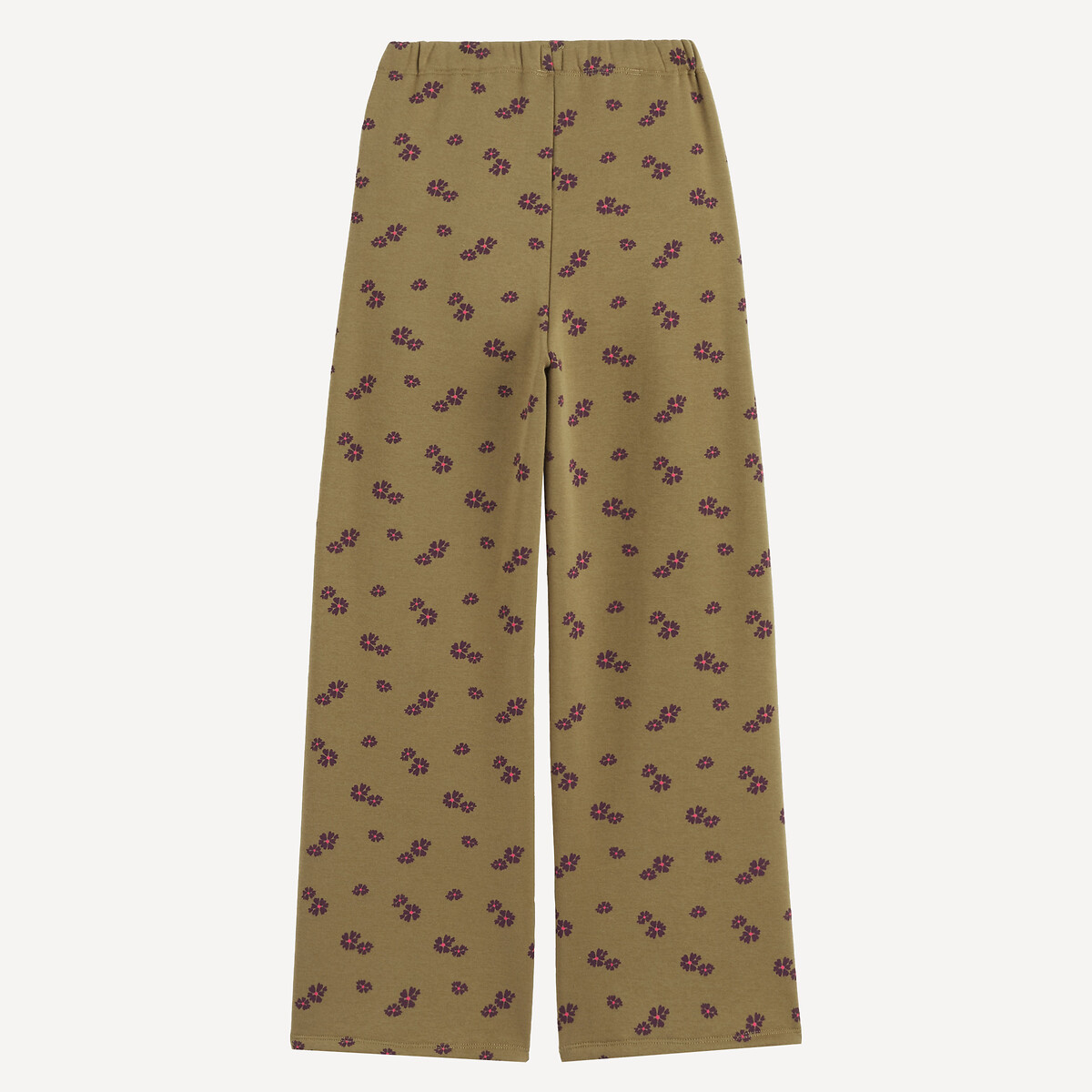 Legging, large et chaud, avec motif floral, en molleton imprimé kaki, LA REDOUTE COLLECTIONS