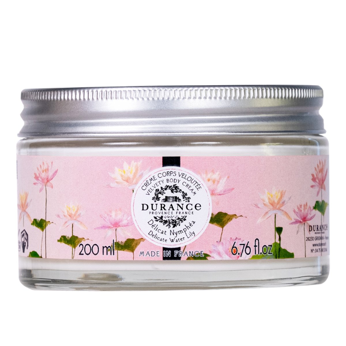 Crème corps veloutée DÉLICAT NYMPHÉA couleur unique, DURANCE