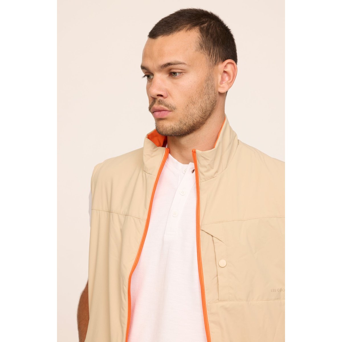 Veste sans manches   regular FONYS beige, LEE COOPER
