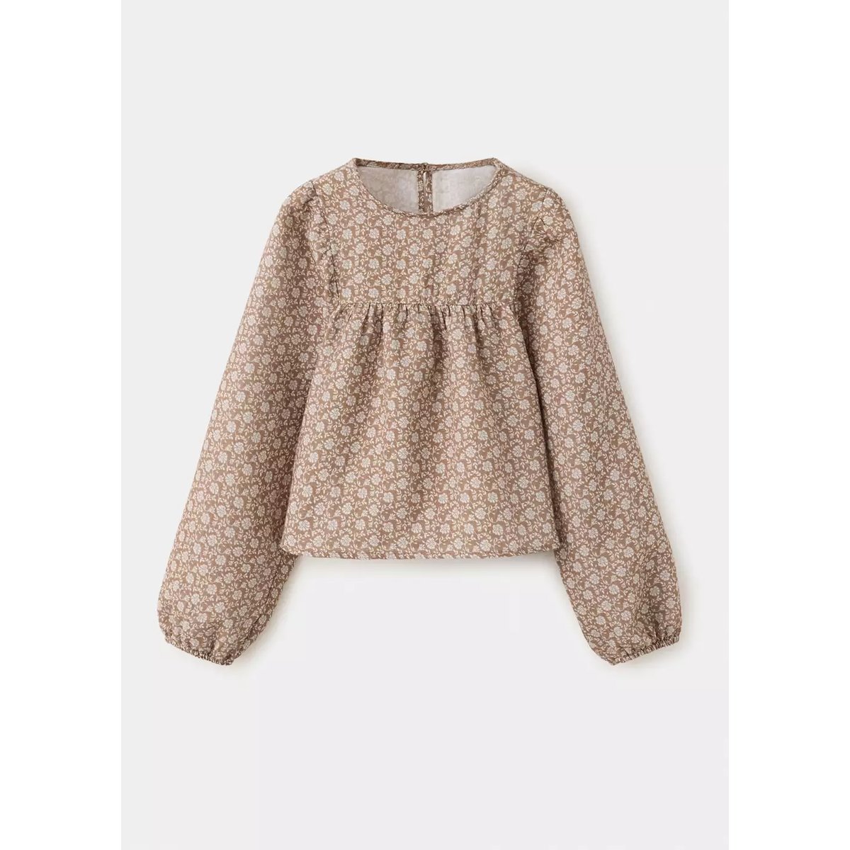 Blouse en imprimé floral beige, MANGO KIDS