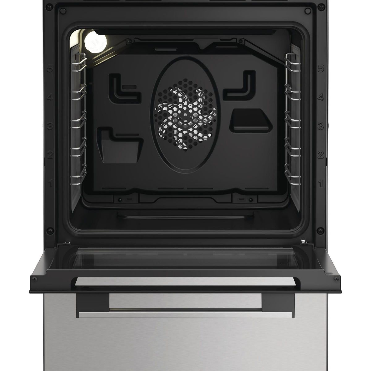 Cuisinière induction W5I8LCSX couleur unique, WHIRLPOOL