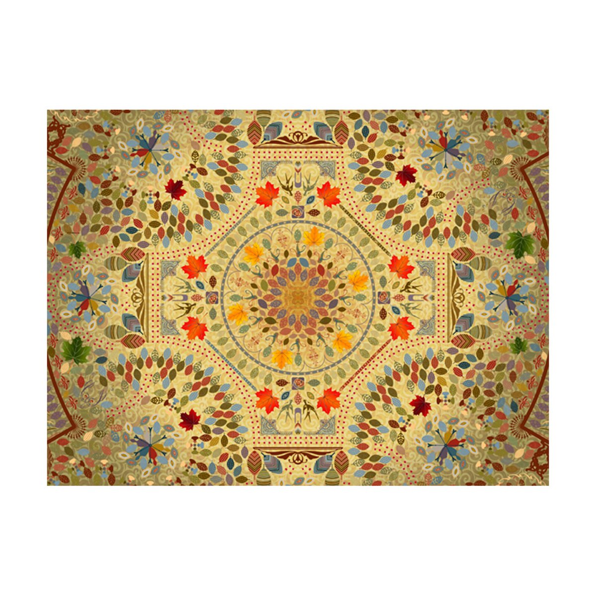 Papier peint intissé panoramique Royal design beige, EDEN