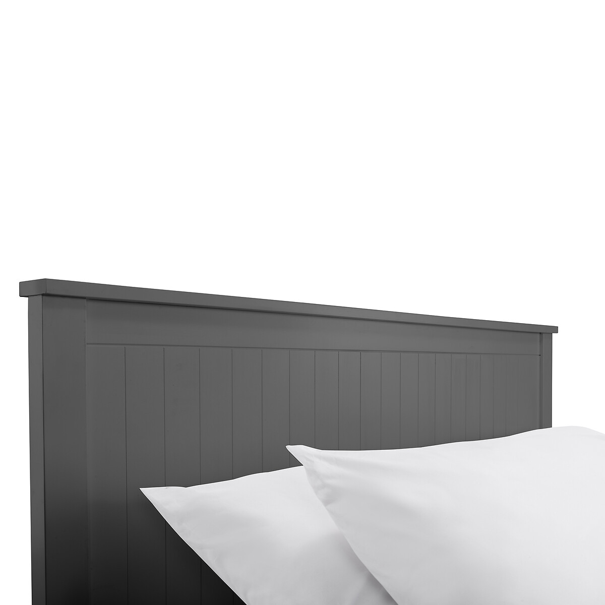 Portland Shaker Style Bed charcoal, SO'HOME