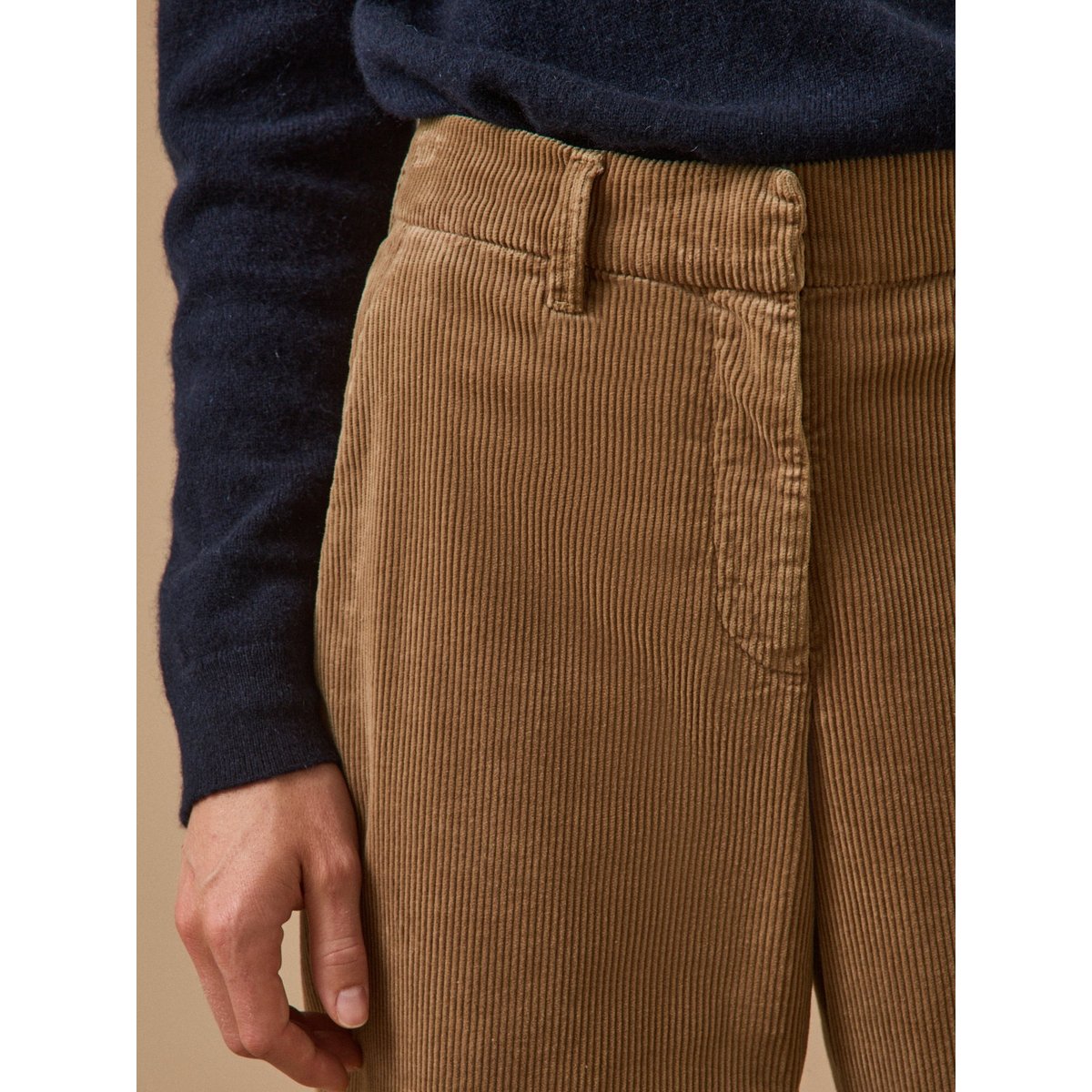 Pantalon chino velours MARINa sable, CYRILLUS