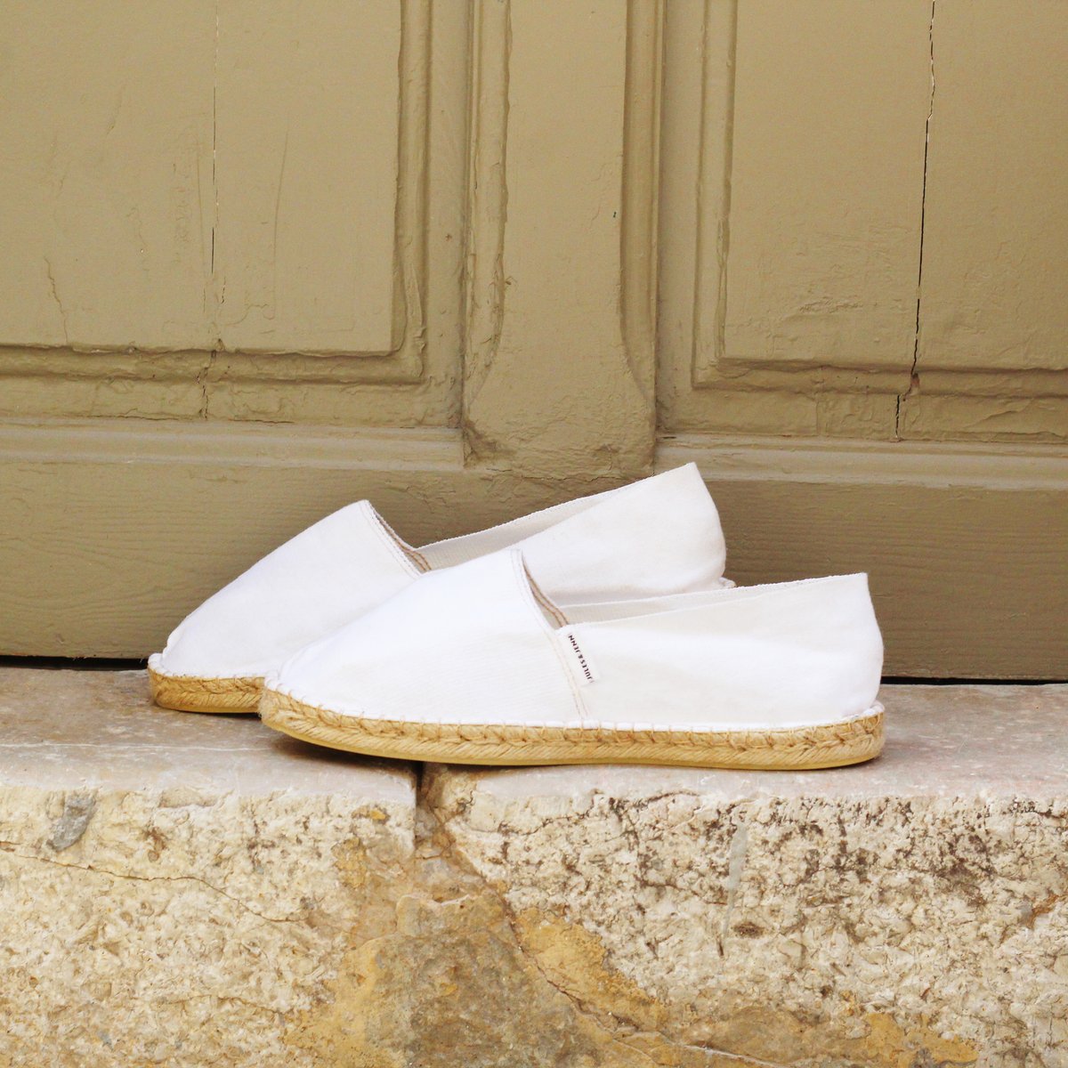 Espadrilles toile blanc, JULES & JENN