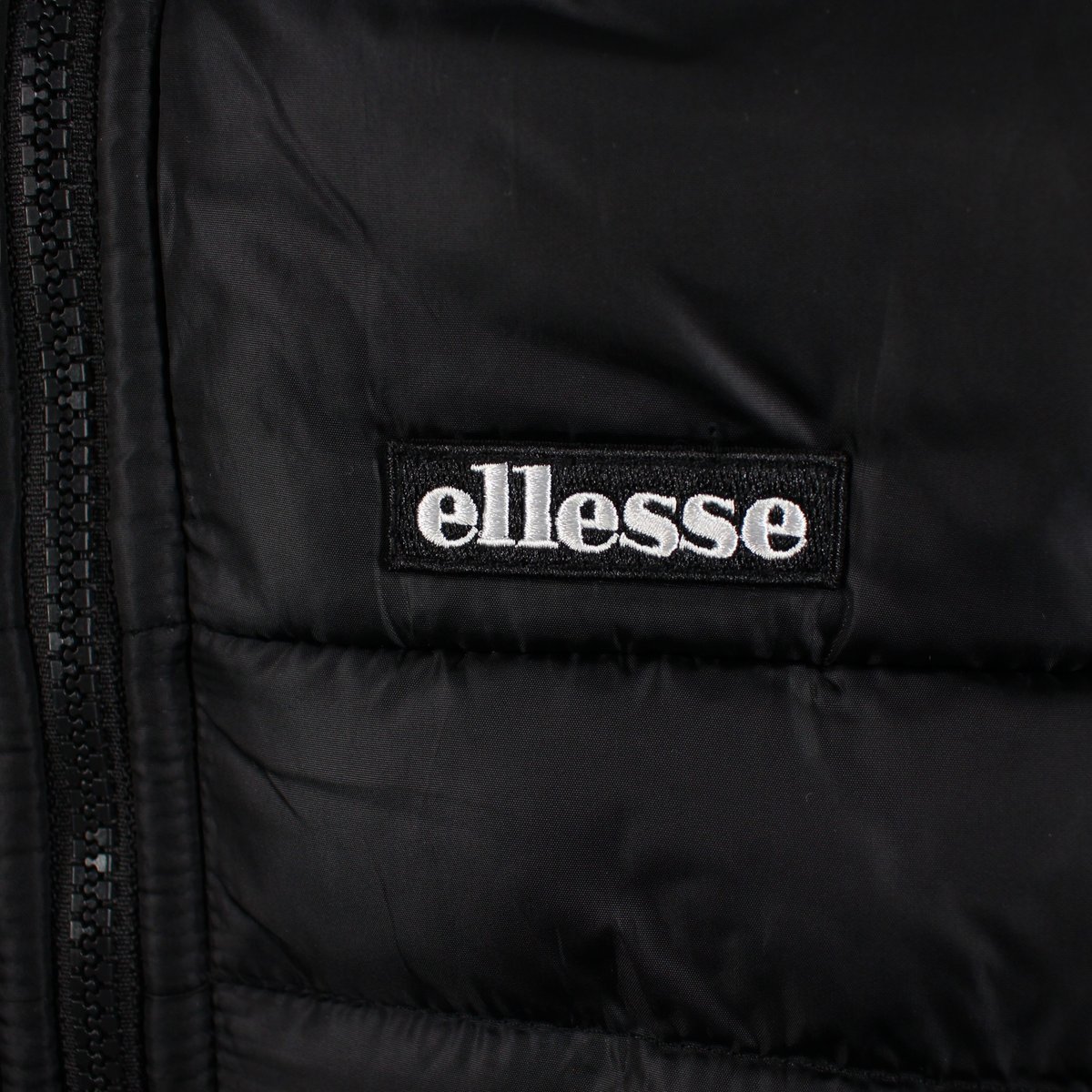 Doudoune matelassée zippée à capuche QUEST noir, ELLESSE