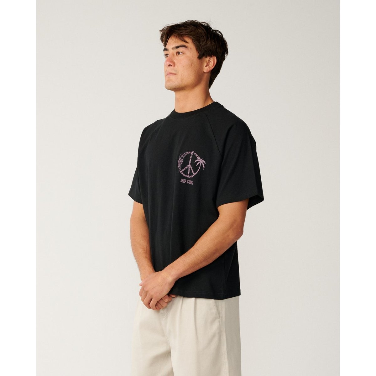 T-shirt DISORDER Dolphin black, RIP CURL