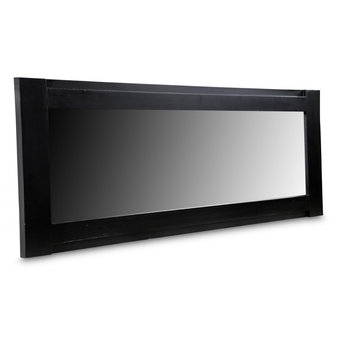 Grand miroir - IDÉLINE noir, DECORATION D’AUTREFOIS