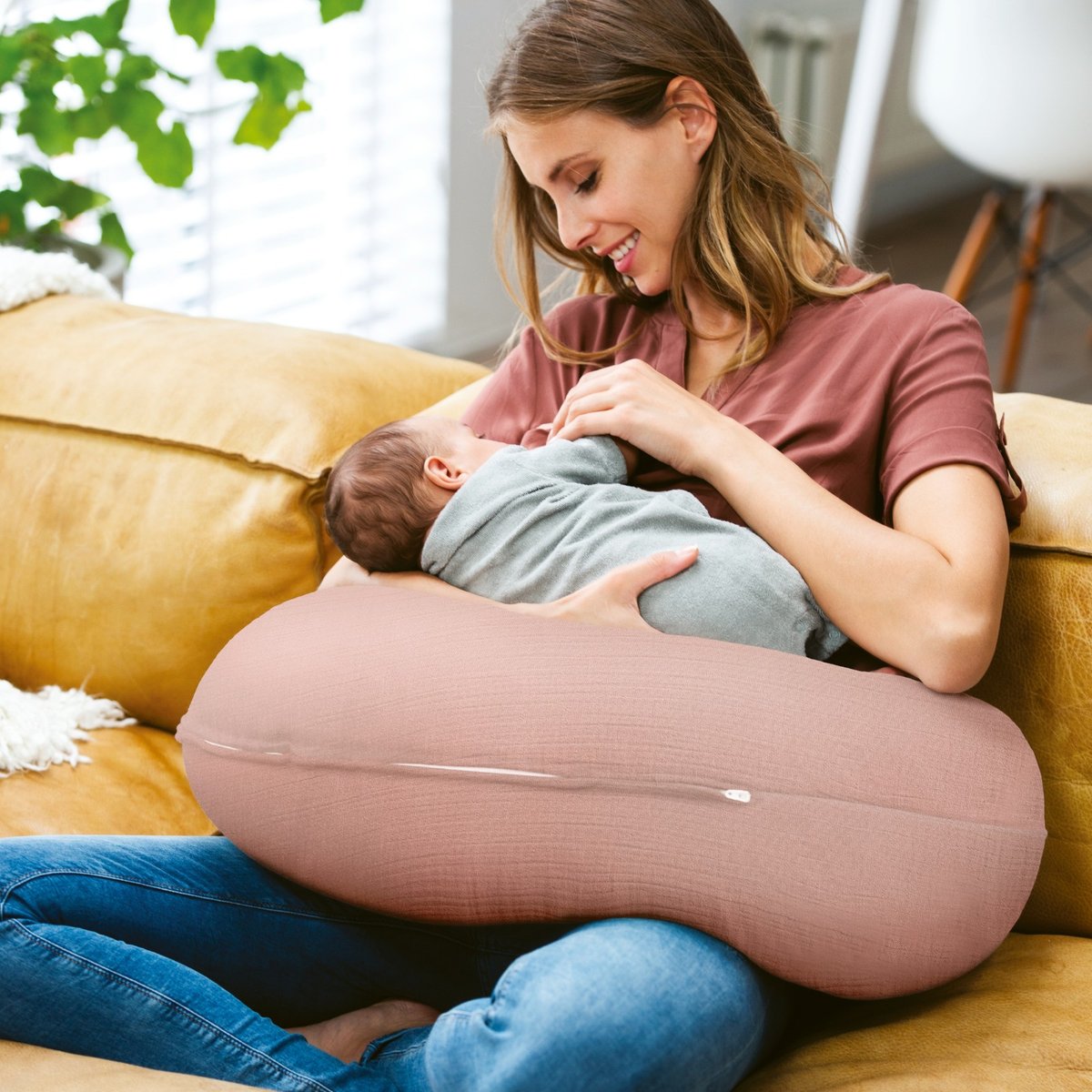 Coussin de maternité Comfy Big Tetra rose, BABYMOOV