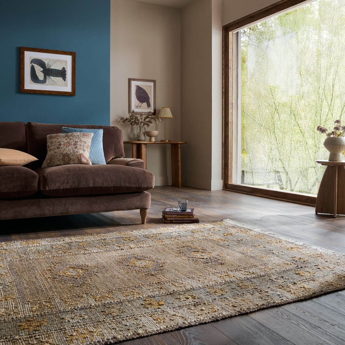 Tapis en jute et laine AVENA VINTAGE jute, FLAIR RUGS