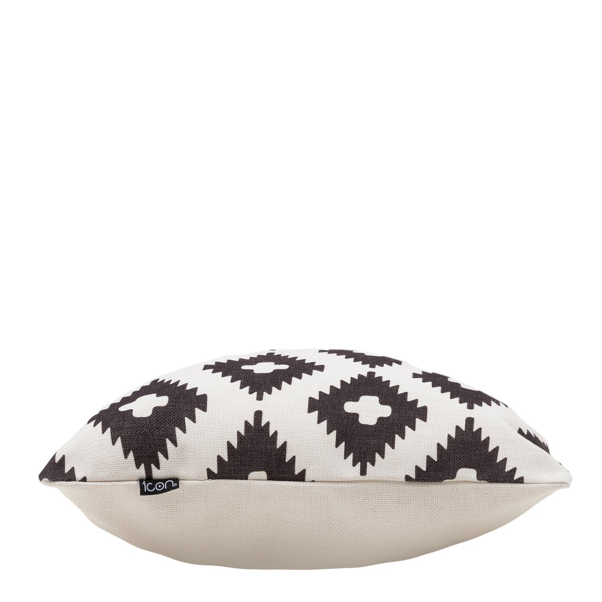 Lot de 4 coussins d'intérieur et d'extérieur Oeko-Tex®  - KYOTO imprimé/noir, ICON