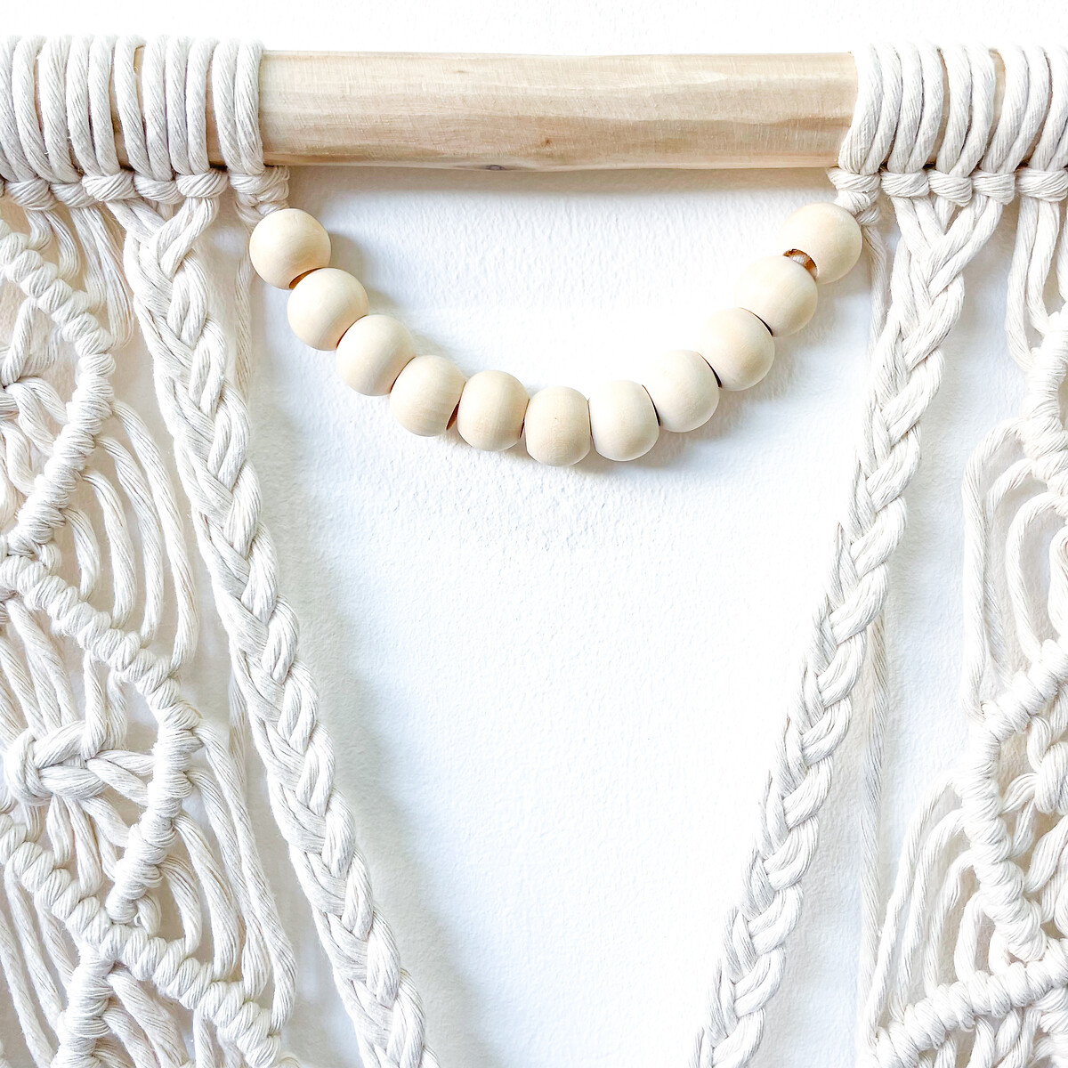 Decoração de parede em macramé KRAFTY, Macramar natural, MACRAMAR