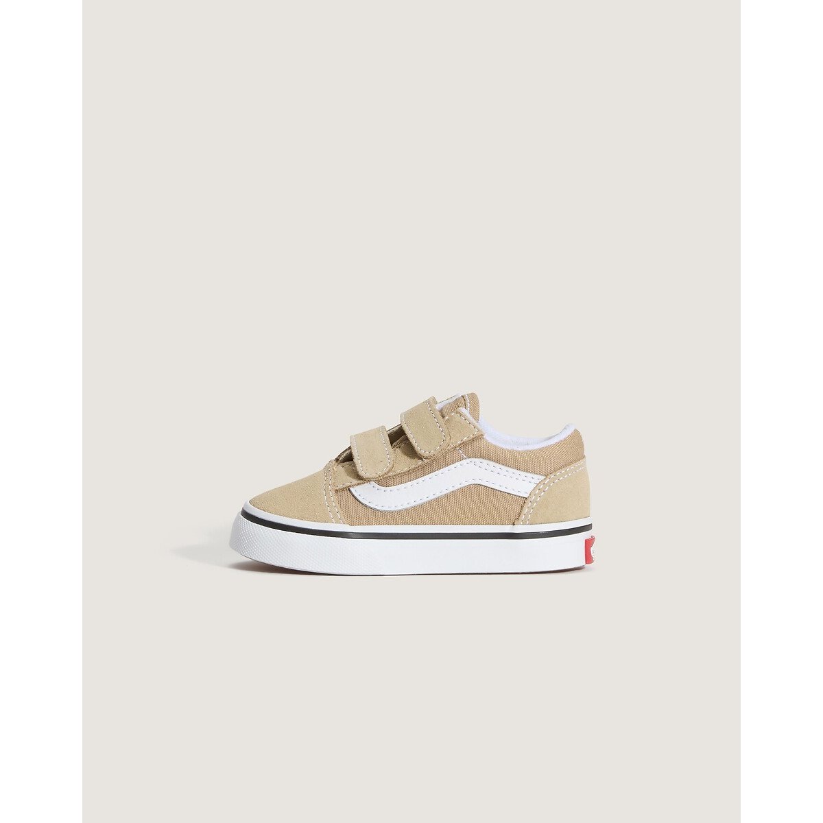Baskets basses à scratchs, TD OLD SKOOL V beige, VANS