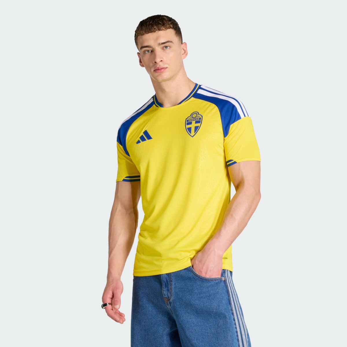 Maillot Domicile Suède 26 Maillot Domicile Suède 26 yellow, adidas Performance