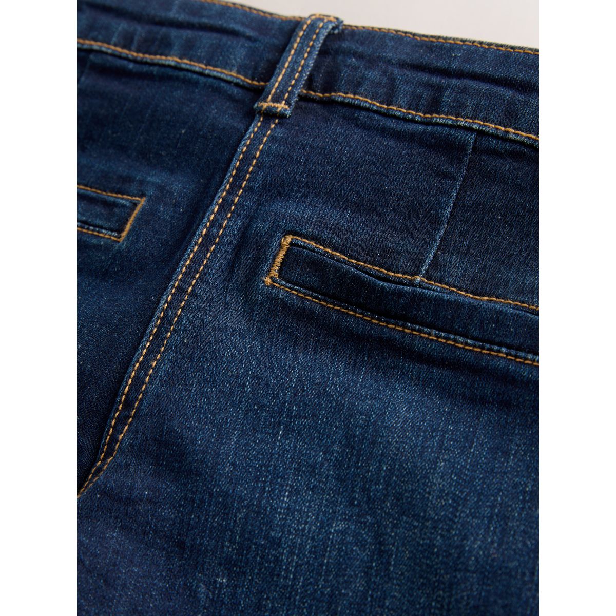 Pantalon évasé denim délavé bleu, NEXT