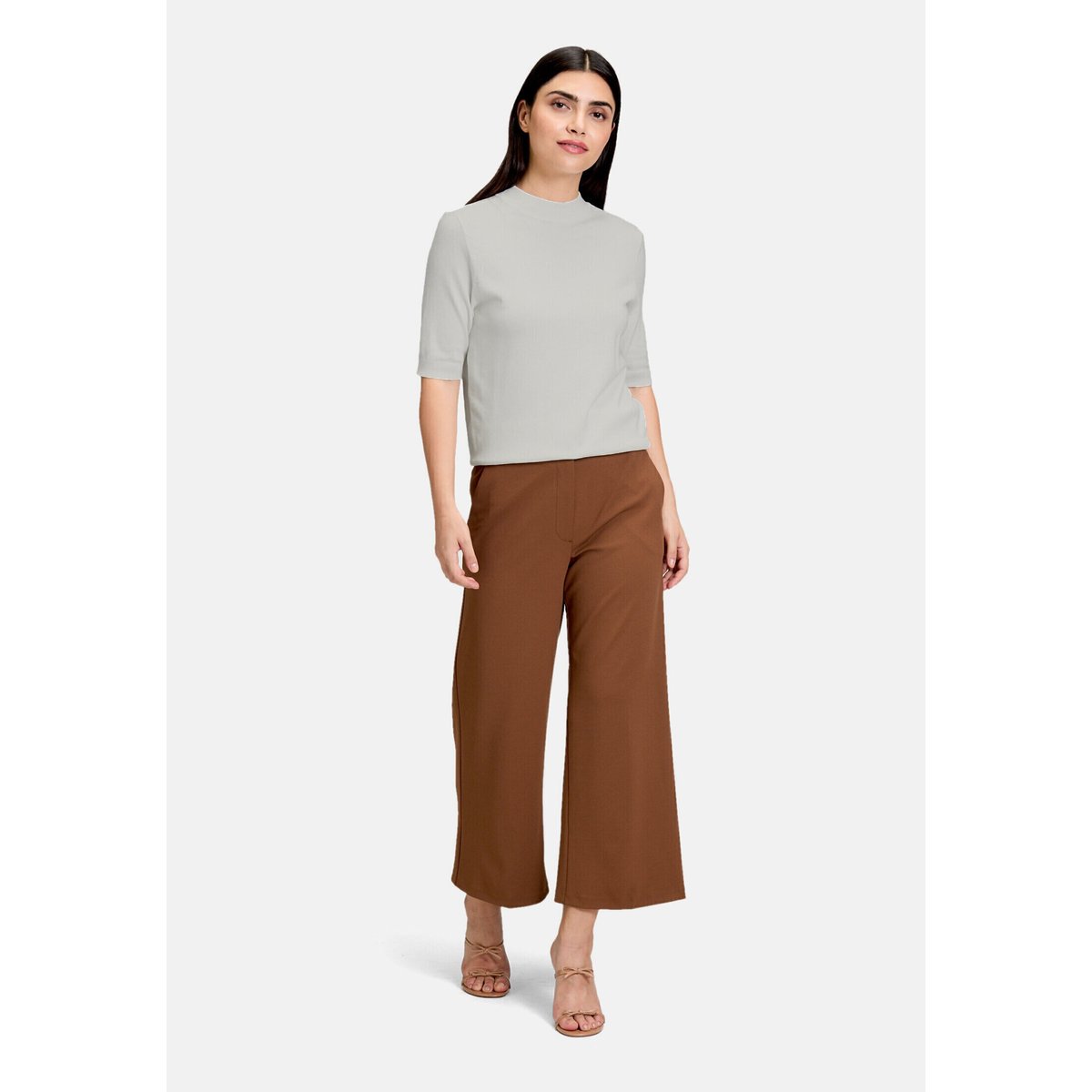 Pull-over en maille manches courtes blanc, BETTY BARCLAY