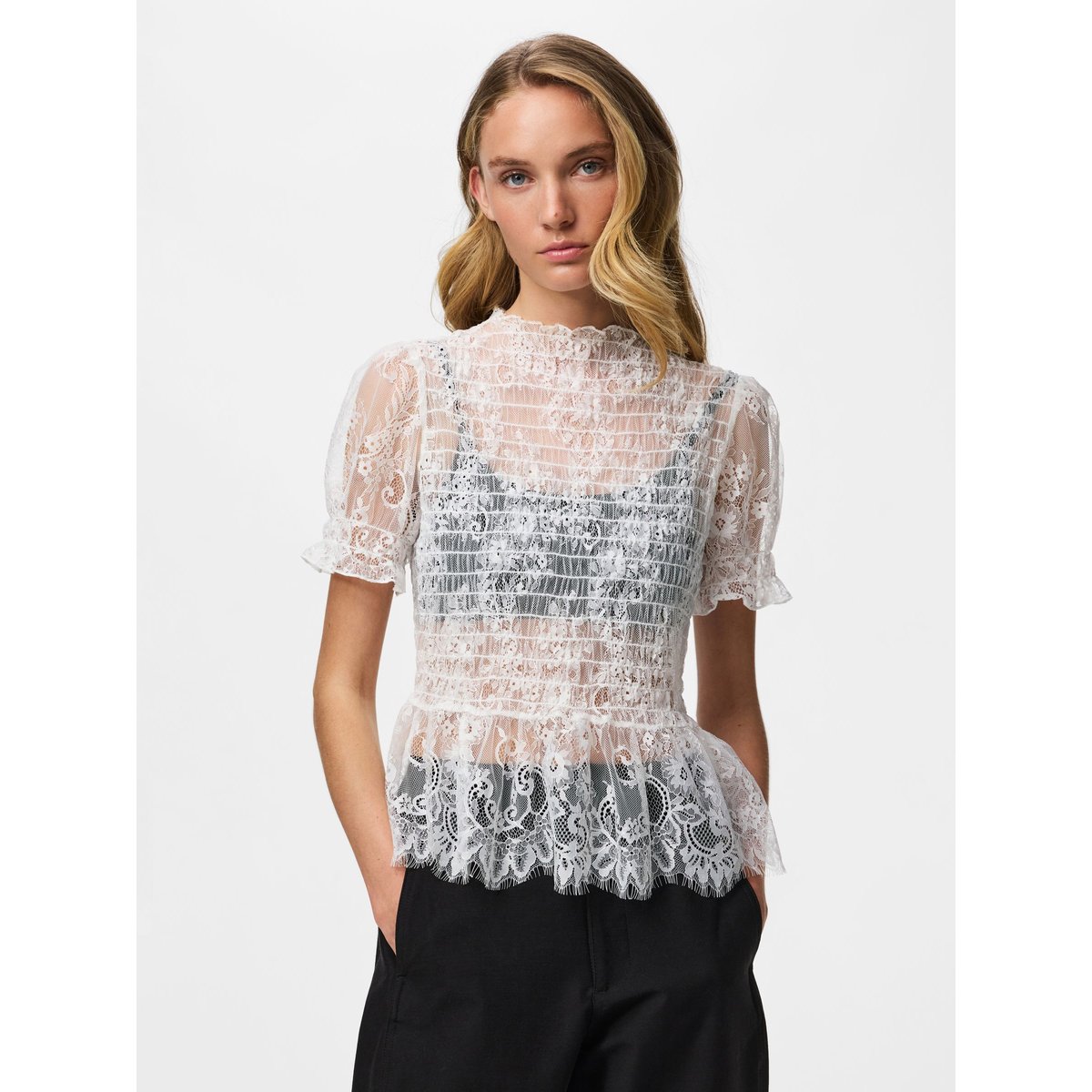 Top À Manches Courtes blanc - bright white1, PIECES