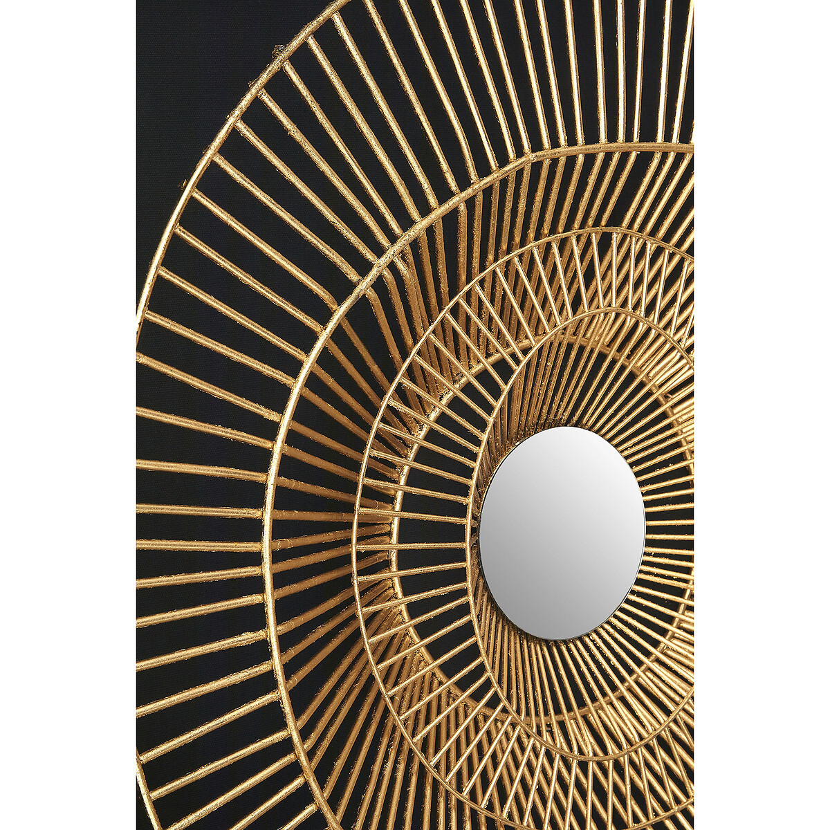 Gold and Black Modello Metal Framed Wall Art black, FIFTY FIVE SOUTH