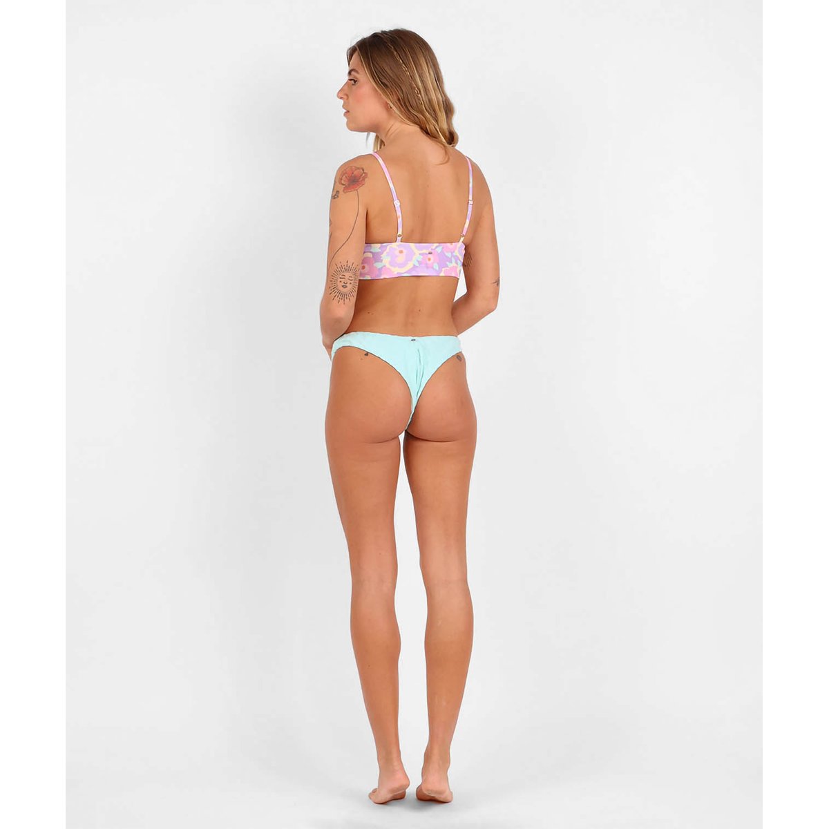 Brassière drapée imprimée MEL pacific purple, OXBOW